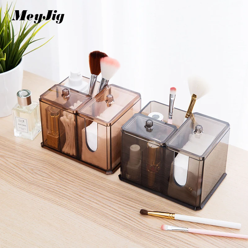 Meyjig Transparent Cotton Pad Storage Box Makeup Organizer Desktop Storage Cotton Swab Box Cosmetic Storage Container
Meyjig Transparent Cotton Pad Storage Box Makeup Organizer Desktop Storage Cotton Swab Box Cosmetic Storage Container