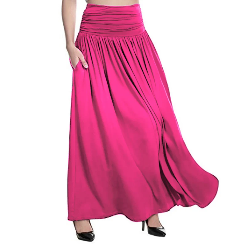 Summer Women Solid Color High Waist Skirt Retro Pleated Flamingo Dancing Skirt Boho Ruched Elastic Waist circle hem Falda Corta
Summer Women Solid Color High Waist Skirt Retro Pleated Flamingo Dancing Skirt Boho Ruched Elastic Waist circle hem Falda Corta