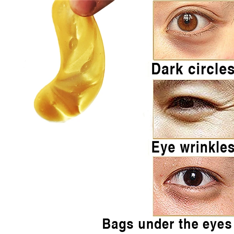 Wholesale 24k Gold Crystal Collagen Eye Mask Anti Aging/Dark Circles/Puffiness Moisturizing Eye Masks Colageno Gel Eye Pads
Wholesale 24k Gold Crystal Collagen Eye Mask Anti Aging/Dark Circles/Puffiness Moisturizing Eye Masks Colageno Gel Eye Pads