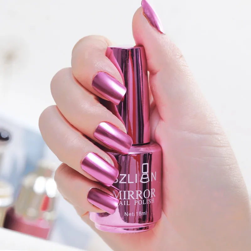 1pc6ml Mirror Nail Polish Metallic Lacquer Silver Nail Mirror Effect Metal Gold Nail Gel Polish Base Top Coat For Feminino #p7
1pc6ml Mirror Nail Polish Metallic Lacquer Silver Nail Mirror Effect Metal Gold Nail Gel Polish Base Top Coat For Feminino #p7