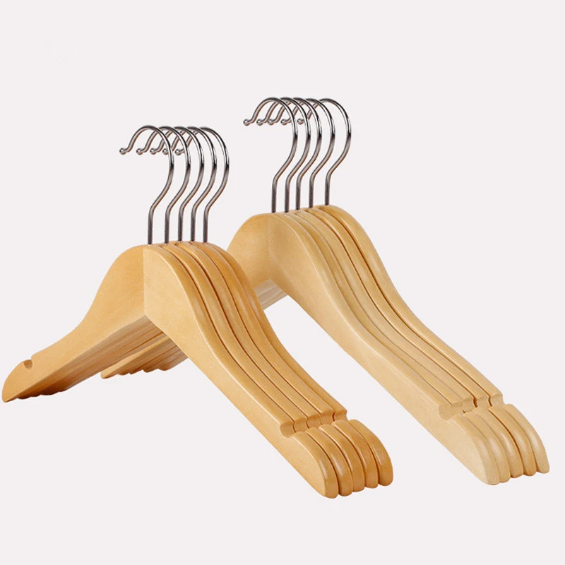 Wholesale hotel suits 10 Pieces Solid and rotating metal hook Wooden Hangers with Notches Non-slip metal hook for clothes
Wholesale hotel suits 10 Pieces Solid and rotating metal hook Wooden Hangers with Notches Non-slip metal hook for clothes