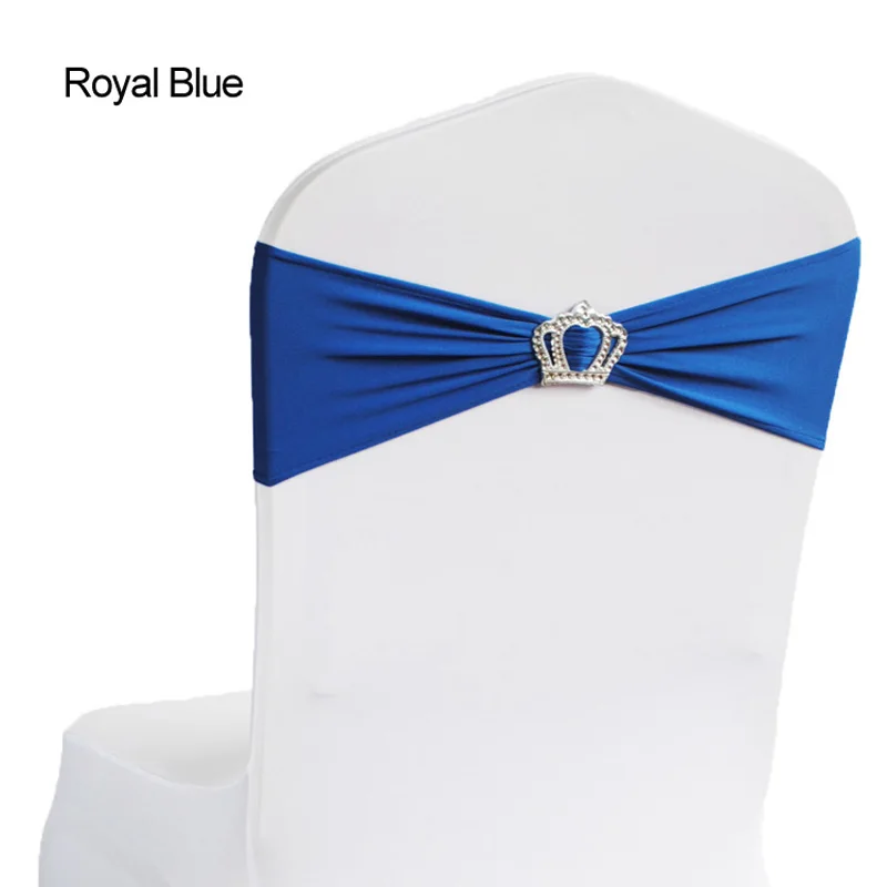 100 Crown Shape Buckle Wedding Chair Cover Sash Bands Spandex Lycra for Wedding Party Birthday Chair Decoration Wholesale
100 Crown Shape Buckle Wedding Chair Cover Sash Bands Spandex Lycra for Wedding Party Birthday Chair Decoration Wholesale