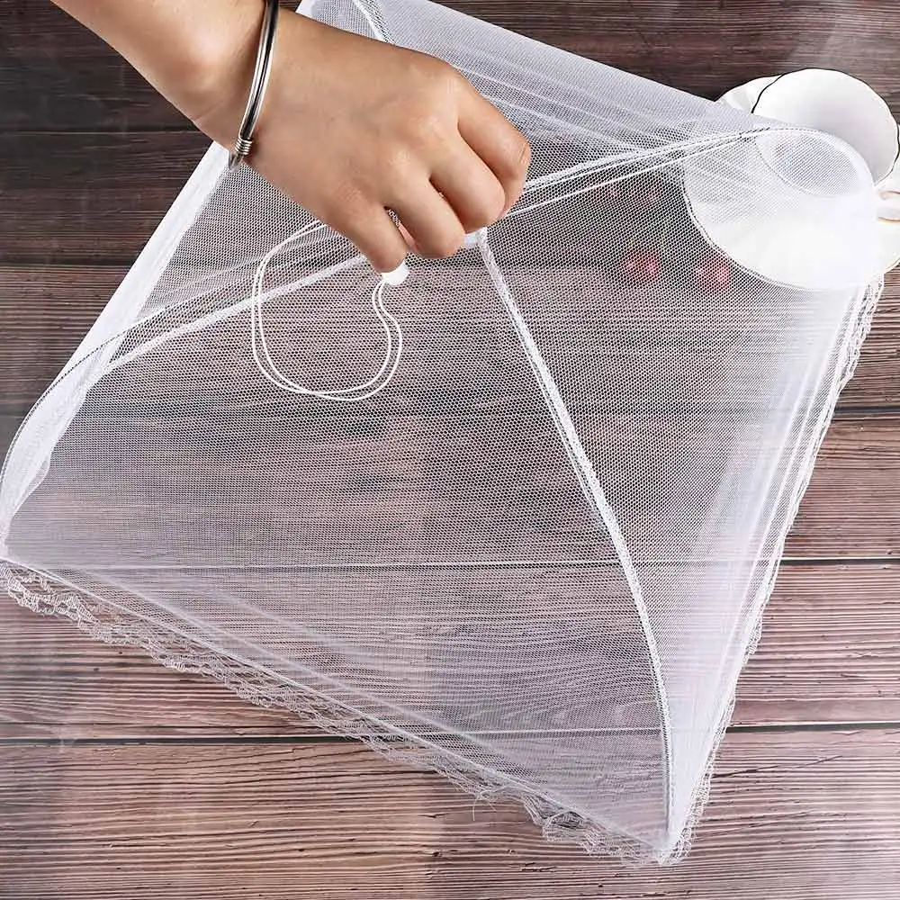 Household Food Cover Anti Mosquito Fly Resistant Lace Net Foldable Umbrella Food Cover Net for Home Outside Picnic Cookout Use
Household Food Cover Anti Mosquito Fly Resistant Lace Net Foldable Umbrella Food Cover Net for Home Outside Picnic Cookout Use