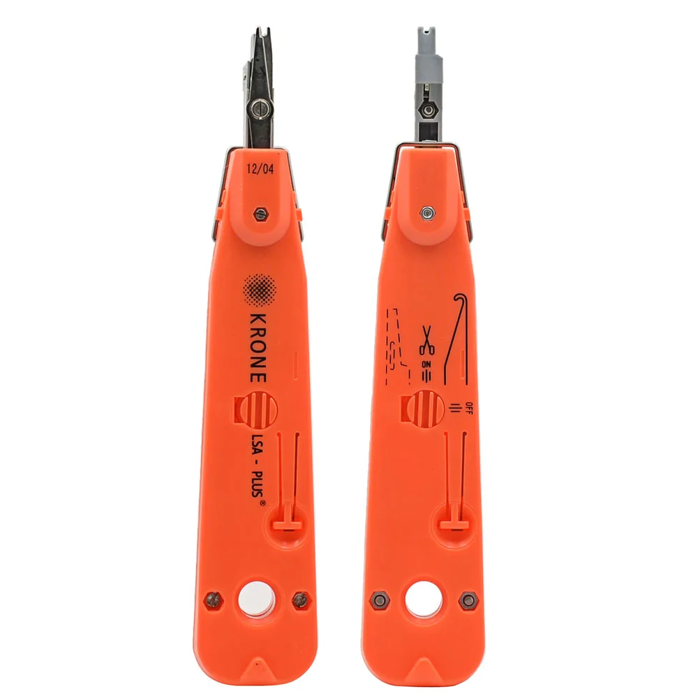 10pcs Portable KRONE LSA-Plus Punch Down Tool Kit with Sensor for Telecom Phone RJ11 / LAN Network Cat5 RJ45 Cable Patch Panel
10pcs Portable KRONE LSA-Plus Punch Down Tool Kit with Sensor for Telecom Phone RJ11 / LAN Network Cat5 RJ45 Cable Patch Panel