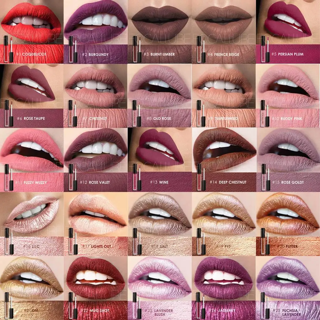 FOCALLURE Hot Sale Women Liquid Lip Gloss Matte Long Lasting Waterproof Cosmetic Makeup Lipgloss
FOCALLURE Hot Sale Women Liquid Lip Gloss Matte Long Lasting Waterproof Cosmetic Makeup Lipgloss