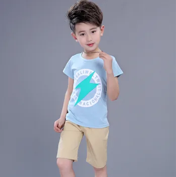 Boys Summer Clothing Set Fashion Cotton Children Clothes For Boys Clothing Casual Sports Short-sleeved Cotton Set
Boys Summer Clothing Set Fashion Cotton Children Clothes For Boys Clothing Casual Sports Short-sleeved Cotton Set