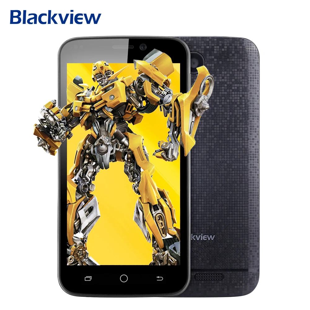 Оригинал Blackview A5 4.5 &quot3 г смартфон Android 6.0 MTK6580 4 ядра 1 + 8 5MP Wi-Fi Двойной SIM GPS смарт