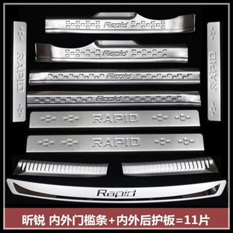 RearBumper Protector Sill Trunk Tread Plate Trim Scuff Plate/Door Sill Door Sill for Skoda Rapid 2013 2014 2015 2016 2017 2018
RearBumper Protector Sill Trunk Tread Plate Trim Scuff Plate/Door Sill Door Sill for Skoda Rapid 2013 2014 2015 2016 2017 2018