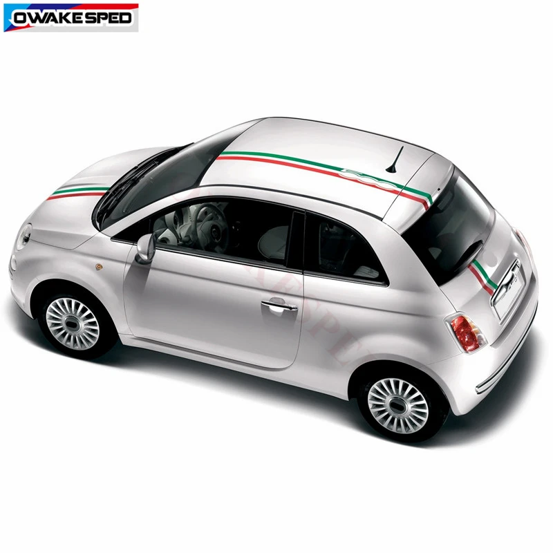 For Fiat 500 Racing Flag Stripes Car Hood Roof Tail Sticker Auto Body Decor Decals Exterior Accessories Fashion Waterproof Decal
For Fiat 500 Racing Flag Stripes Car Hood Roof Tail Sticker Auto Body Decor Decals Exterior Accessories Fashion Waterproof Decal