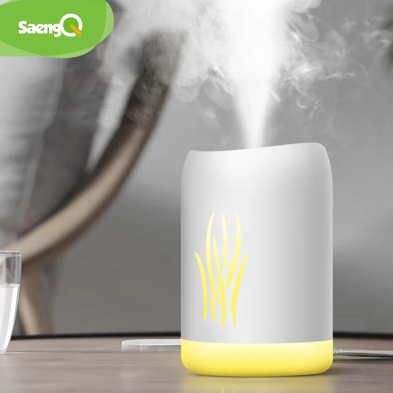 saengQ 340ML Ultrasonic Air Humidifier Romantic Soft Light USB Essential Oil Diffuser Car Purifier Aroma Anion Mist Maker
saengQ 340ML Ultrasonic Air Humidifier Romantic Soft Light USB Essential Oil Diffuser Car Purifier Aroma Anion Mist Maker