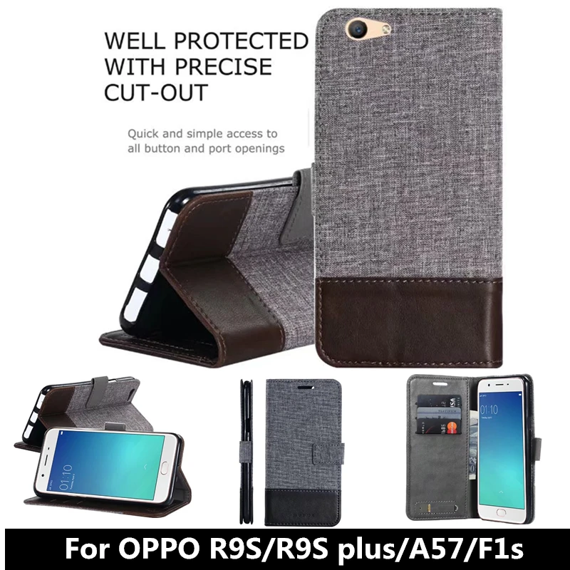 Для oppo R9S plus Роскошный чехол Кошелек из искусственной кожи с откидной Чехол для
