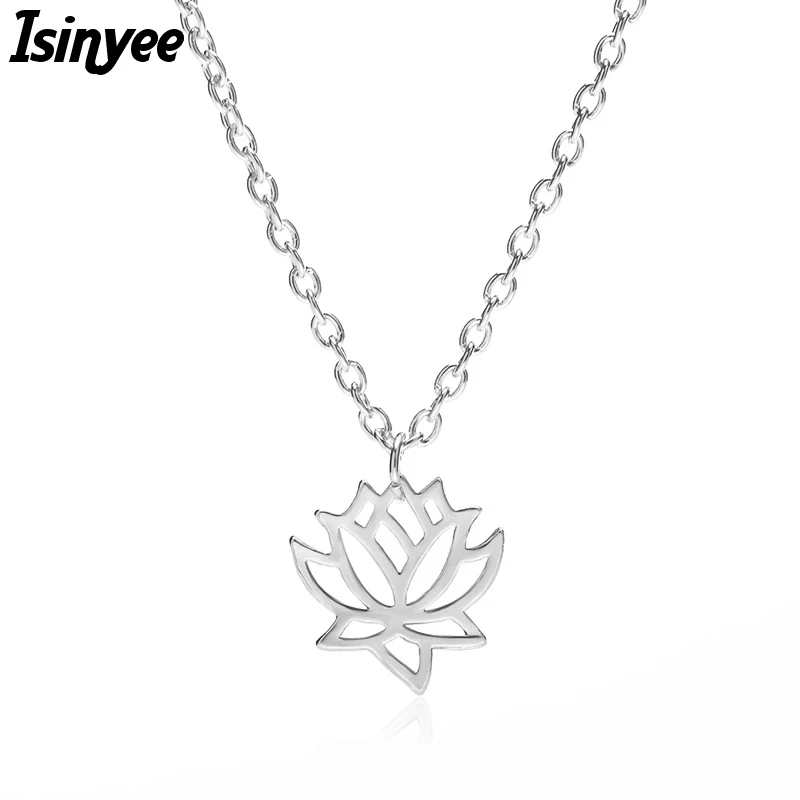 ISINYEE 2018 Fashion Lotus Flower Pendant Chain Nekclace For Women Elegant Spiritual Jewelry Inspirational Necklaces Jewellery
ISINYEE 2018 Fashion Lotus Flower Pendant Chain Nekclace For Women Elegant Spiritual Jewelry Inspirational Necklaces Jewellery