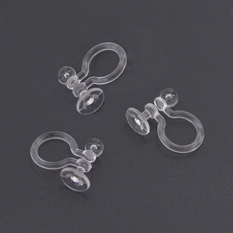 Invisible Clip on Earrings with 3mm 5mm Flat Circle Glue Pad Findings Plastic Resin Clear U Shape Non-pierced Earring Component
Invisible Clip on Earrings with 3mm 5mm Flat Circle Glue Pad Findings Plastic Resin Clear U Shape Non-pierced Earring Component