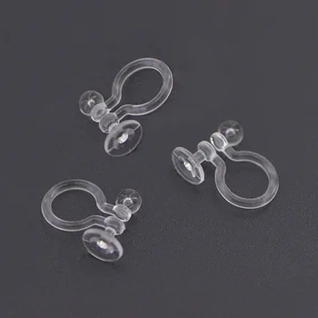 Invisible Clip on Earrings with 3mm 5mm Flat Circle Glue Pad Findings Plastic Resin Clear U Shape Non-pierced Earring Component
Invisible Clip on Earrings with 3mm 5mm Flat Circle Glue Pad Findings Plastic Resin Clear U Shape Non-pierced Earring Component
