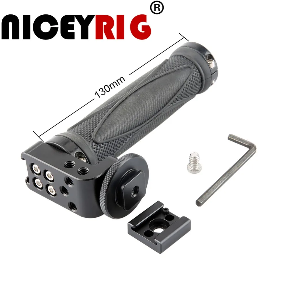 NICEYRIG Hot Shoe Handle Cheese Top Handle Grip Quick Release Mount Accessories DSLR Camera Rig with a Standard Shoe Rail Mount
NICEYRIG Hot Shoe Handle Cheese Top Handle Grip Quick Release Mount Accessories DSLR Camera Rig with a Standard Shoe Rail Mount