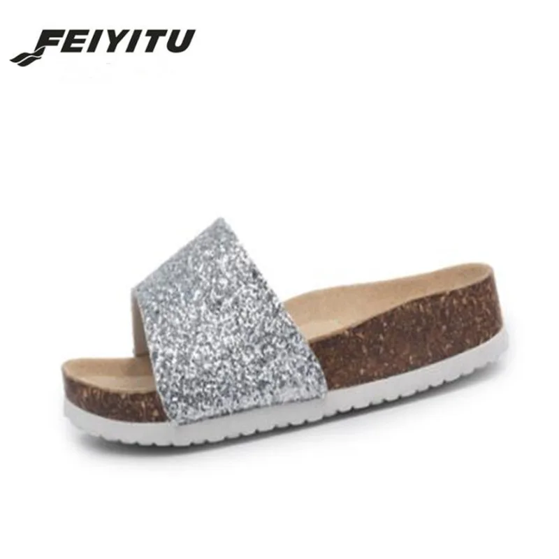 FeiYiTu 2018 New Bling Summer Cork Slipper Women Casual Beach Solid Color Flip Flops Slides Shoe Flat with Eu Size 35-41
FeiYiTu 2018 New Bling Summer Cork Slipper Women Casual Beach Solid Color Flip Flops Slides Shoe Flat with Eu Size 35-41