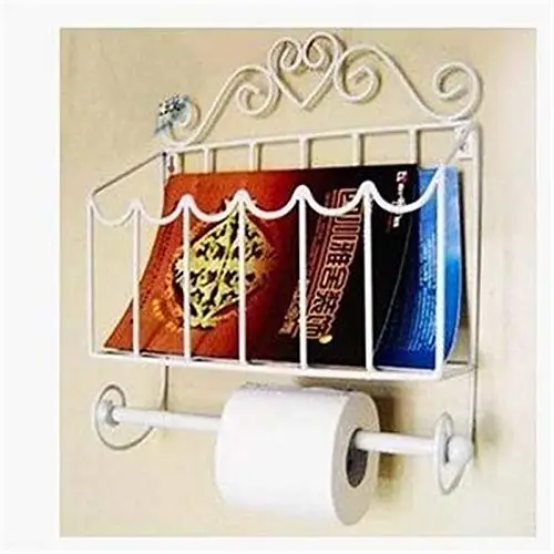 Creative European Style Magazine Wall Rack for Bathroom,Rural Iron Magazine Toilet roll Holder Newspaper Rack
Creative European Style Magazine Wall Rack for Bathroom,Rural Iron Magazine Toilet roll Holder Newspaper Rack