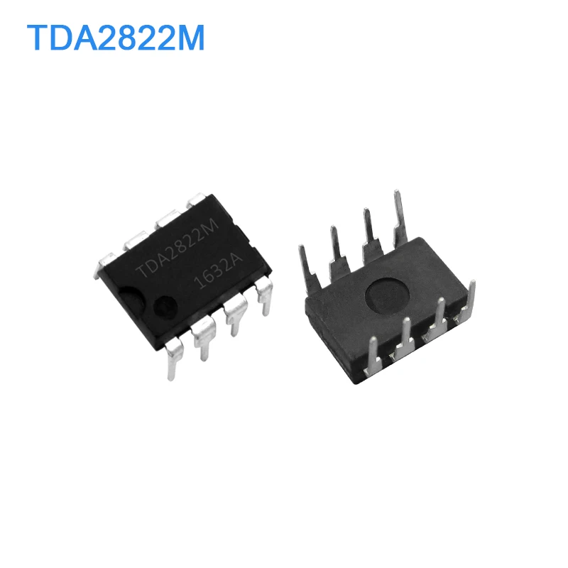 10 шт./лот TDA2822M DIP8 TDA2822 DIP аудио усилитель мощности IC|Интегральные схемы| |