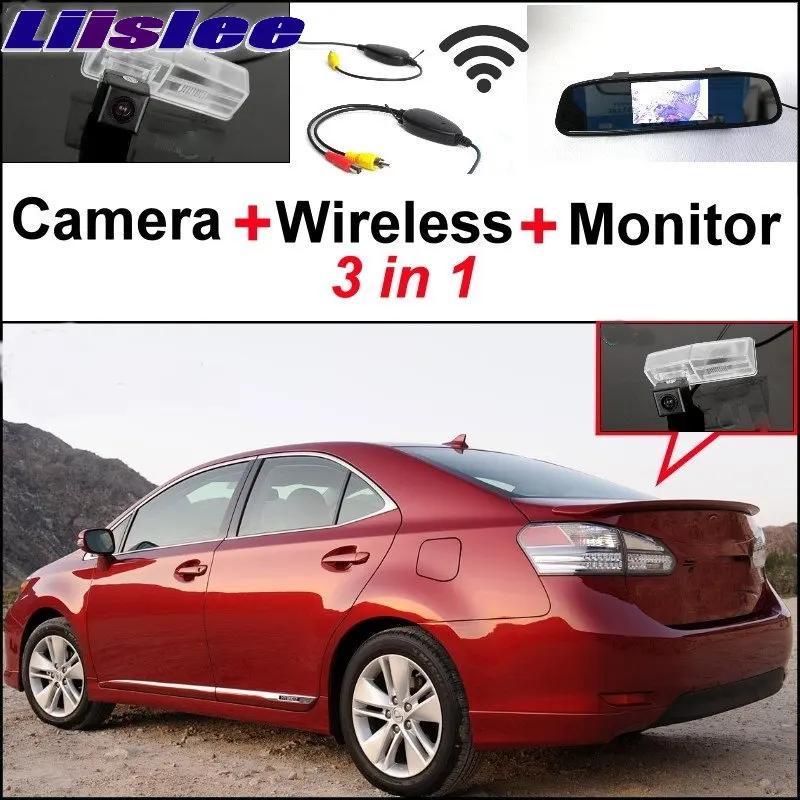 Liislee 3 in1 Special Camera + Wireless Receiver + Mirror Monitor Easy DIY Back Up Parking System For Lexus HS250h 2010~2015
Liislee 3 in1 Special Camera + Wireless Receiver + Mirror Monitor Easy DIY Back Up Parking System For Lexus HS250h 2010~2015