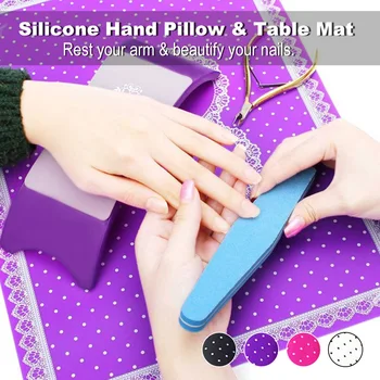 1 Set Washable Silicone Hand Pillow & Foldable Table Mat Nail Art Cushion Holder Pad Arm Rest Manicure Tool White
1 Set Washable Silicone Hand Pillow & Foldable Table Mat Nail Art Cushion Holder Pad Arm Rest Manicure Tool White