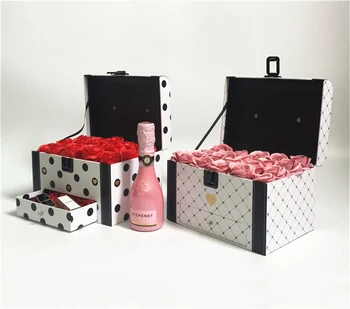 Handle flower Box 23.5x16x15.5cm Christmas Valentine's Day Gift packing box include drawer NOT INCLUDE FLOWER Mother's Day gift
Handle flower Box 23.5x16x15.5cm Christmas Valentine's Day Gift packing box include drawer NOT INCLUDE FLOWER Mother's Day gift