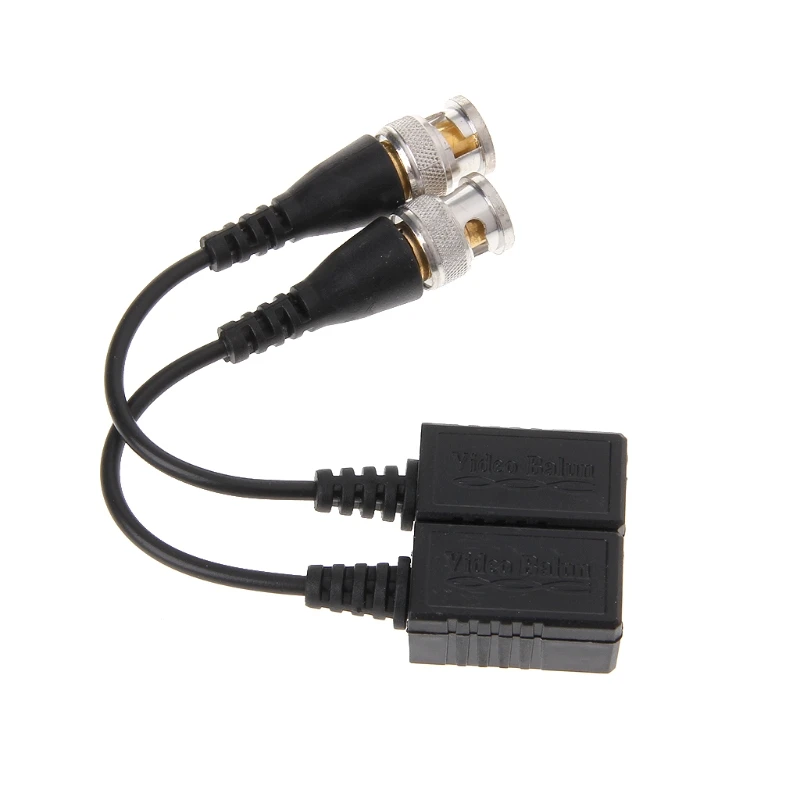 10pcs 5 Pair Pro CCTV Coax BNC Video Balun Transceiver Adapter to CAT5e CAT6