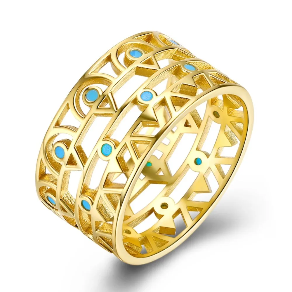 Women Silver Rings Charm Turquoise 925 Sterling Silver Party Rings Fine Jewelry Golden Color Wedding Ring S925 Lady Finger Wears
Women Silver Rings Charm Turquoise 925 Sterling Silver Party Rings Fine Jewelry Golden Color Wedding Ring S925 Lady Finger Wears