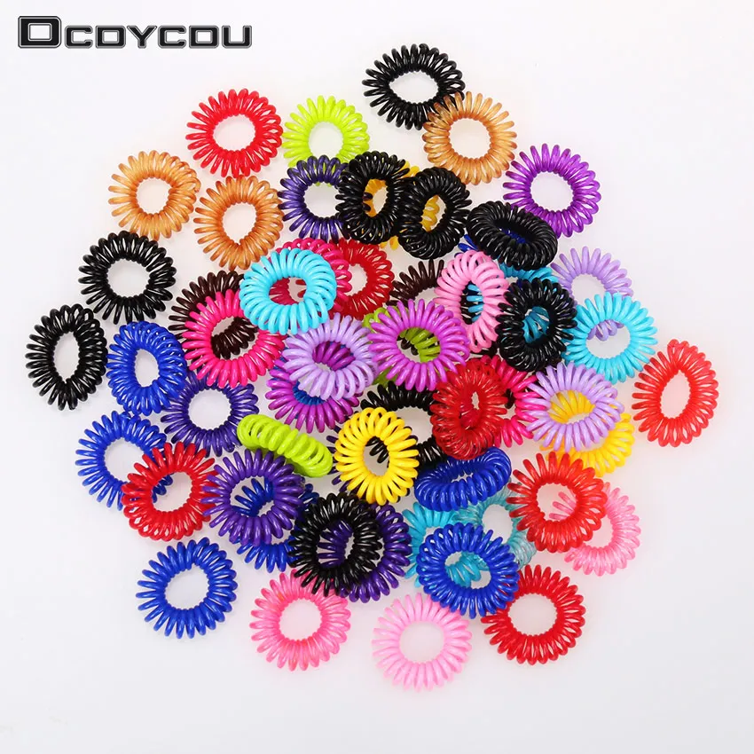 Candy Colored Telephone Line Hair Ring Hair Accessories Hair Rope Spring Rubber Band Mix 20pcs/Lot
Candy Colored Telephone Line Hair Ring Hair Accessories Hair Rope Spring Rubber Band Mix 20pcs/Lot