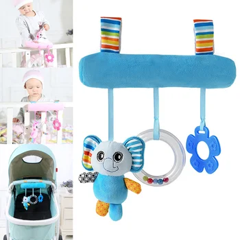 Baby Stroller Hanging Toy Plush Squeak Animal Rattle Circle Teether Infant Toys S7JN
Baby Stroller Hanging Toy Plush Squeak Animal Rattle Circle Teether Infant Toys S7JN