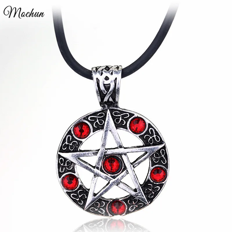 MQCHUN Invert Pentacle Pentagram Star Pewter Fashion Pendant Necklace For Lady Boy Man alchemist Necklace Supernatural Jewelry
MQCHUN Invert Pentacle Pentagram Star Pewter Fashion Pendant Necklace For Lady Boy Man alchemist Necklace Supernatural Jewelry