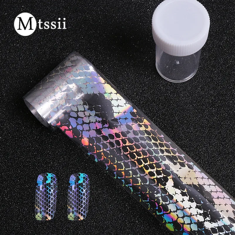 Holographic Nail Foil Roll 4*100CM Snake Skin Pattern Serpentine Nail Transfer Sticker Decals Wraps DIY Manicure Accessories
Holographic Nail Foil Roll 4*100CM Snake Skin Pattern Serpentine Nail Transfer Sticker Decals Wraps DIY Manicure Accessories