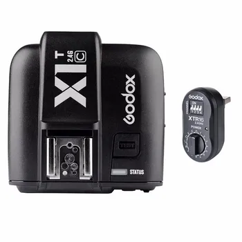 Godox X1T-C + XTR-16 Remote 2.4G Wireless Flash Trigger for Witstro Ad360 Ad180 Speedlite For Canon DSLR
Godox X1T-C + XTR-16 Remote 2.4G Wireless Flash Trigger for Witstro Ad360 Ad180 Speedlite For Canon DSLR