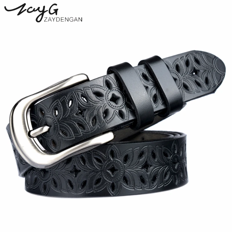 ZAYG fashion belts for women wide genuine leather belt luxury jeans designe belts female high quality straps Vintage hollow belt
ZAYG fashion belts for women wide genuine leather belt luxury jeans designe belts female high quality straps Vintage hollow belt