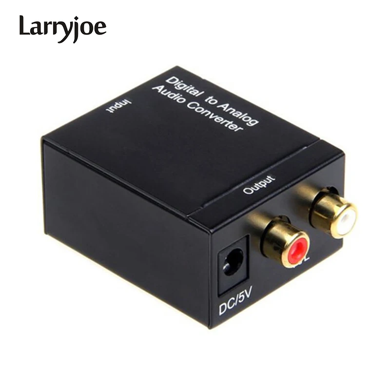 Larryjoe Digital to Analog Audio Converter Digital Adaptador Optic Coaxial RCA Toslink Signal to Analog Audio Converter RCA
Larryjoe Digital to Analog Audio Converter Digital Adaptador Optic Coaxial RCA Toslink Signal to Analog Audio Converter RCA