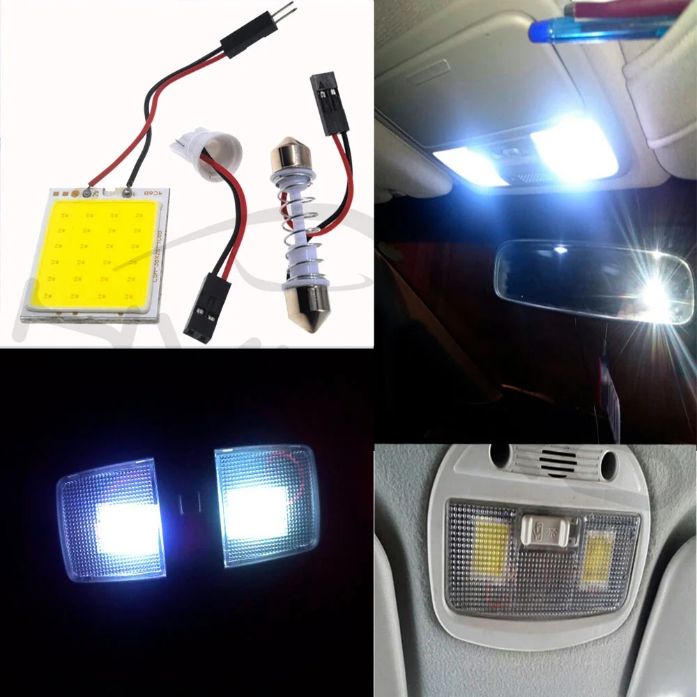 White T10 SMD COB LED Car Panel light Sadoun.com
