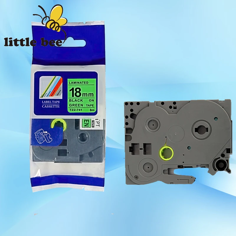 1PCS Brother label tape 18mm black on green tze label tape tze-741 tze 741 tze741 for P-touch printer
1PCS Brother label tape 18mm black on green tze label tape tze-741 tze 741 tze741 for P-touch printer