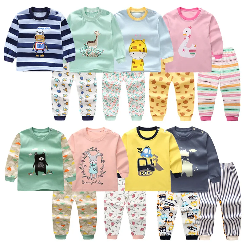 Brand New Pyjamas Baby Boys Sleepwear Kids 100% Cotton Long Sleeve Fashion Cartoon Panda Pajamas For Girls DS29
Brand New Pyjamas Baby Boys Sleepwear Kids 100% Cotton Long Sleeve Fashion Cartoon Panda Pajamas For Girls DS29