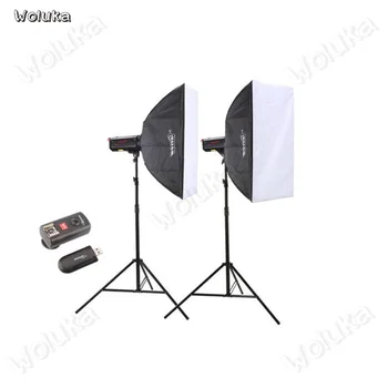 400W double lamp High speed photography flash softbox double lamp set Photo Studio CD50 T02
400W double lamp High speed photography flash softbox double lamp set Photo Studio CD50 T02