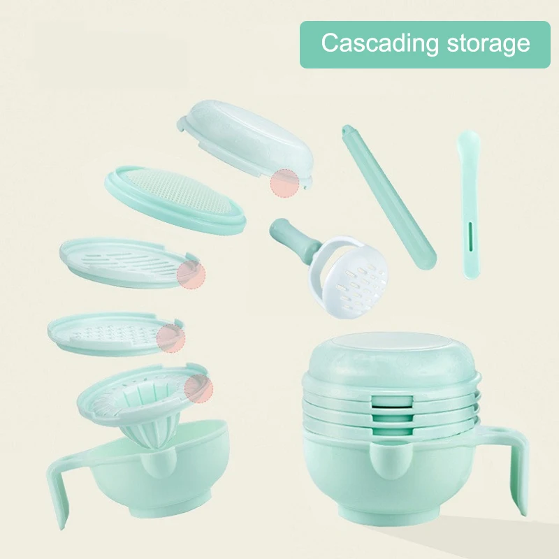 Portable 9in1 Manual Juicer Blender Fruit Baby Food Milkshake Hand Mixer Food Processor Multifunctional Squeezer Citrus Juicer
Portable 9in1 Manual Juicer Blender Fruit Baby Food Milkshake Hand Mixer Food Processor Multifunctional Squeezer Citrus Juicer