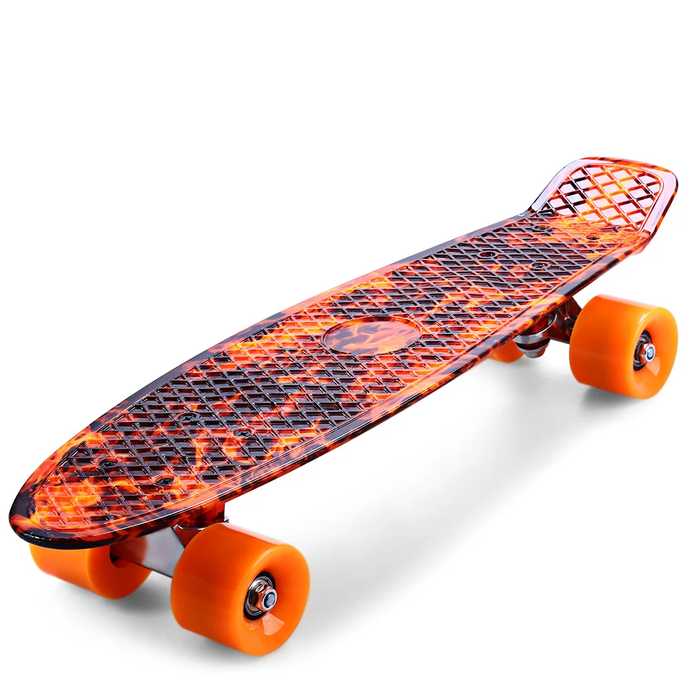 CL - 78 Printing Flame Pattern Skateboard Single Rocker Complete 22 Inch Retro Cruiser Longboard
CL - 78 Printing Flame Pattern Skateboard Single Rocker Complete 22 Inch Retro Cruiser Longboard