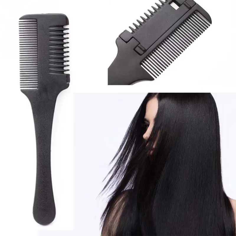 New Arrival Professional 1 PC ABS Hair Razor Comb Black Handle Shaving Cutting Thinning Tool #905 | Красота и здоровье