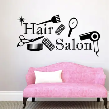 Hair Shop Wall Sticker Scissors Comb Barber Shop Tools Vinyl Wall Decal Beauty Hair Salon Window Sticker Glass Room Decoration
Hair Shop Wall Sticker Scissors Comb Barber Shop Tools Vinyl Wall Decal Beauty Hair Salon Window Sticker Glass Room Decoration