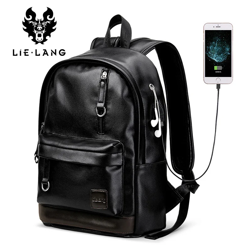 LIELANG Backpack Men Laptop Backpacks Leather External Usb Charge Antitheft Backpack For Men Male Waterproof Bag Rucksack
LIELANG Backpack Men Laptop Backpacks Leather External Usb Charge Antitheft Backpack For Men Male Waterproof Bag Rucksack