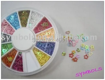 OD-05 Free Shipping 3D 1200pcs 12 Colors 3 Shapes in wheel Shiny Nail Decoration Lovely 12wheels/lot 
OD-05 Free Shipping 3D 1200pcs 12 Colors 3 Shapes in wheel Shiny Nail Decoration Lovely 12wheels/lot