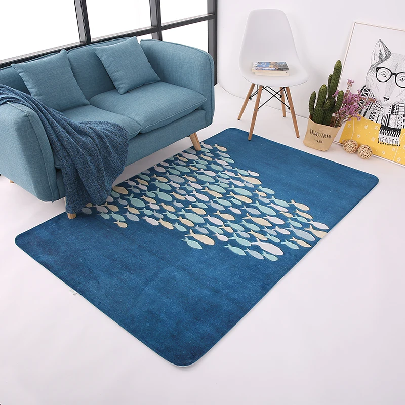 Modern Creative Marine Animal and Plant Pattern Washable Non-slip Absorbent Coral Rug for Living Room Bedroom Mat
Modern Creative Marine Animal and Plant Pattern Washable Non-slip Absorbent Coral Rug for Living Room Bedroom Mat