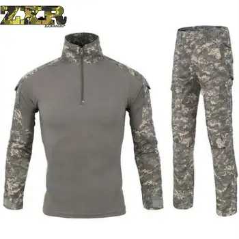 Camouflage Tactical Military Clothing Paintball Army Cargo Shirts Combat Trousers Multicam Militar Tactical Sets With Knee
Camouflage Tactical Military Clothing Paintball Army Cargo Shirts Combat Trousers Multicam Militar Tactical Sets With Knee