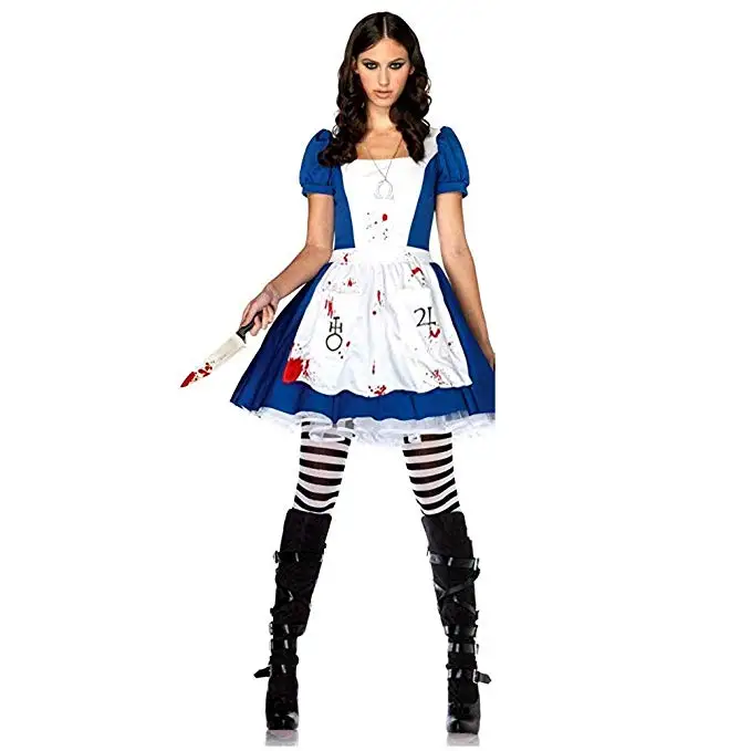 Game Alice Madness Returns Cosplay Costume Halloween Carnival Uniforms Blue Maid Dress Restaurant Servant Outfit Custom Made
Game Alice Madness Returns Cosplay Costume Halloween Carnival Uniforms Blue Maid Dress Restaurant Servant Outfit Custom Made