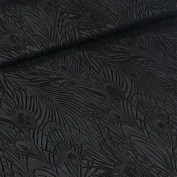 European and American black jacquard brocade fabric for coat table cloth cushion costume upholstery patchwork by meter
European and American black jacquard brocade fabric for coat table cloth cushion costume upholstery patchwork by meter