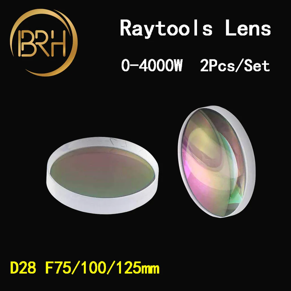 BRH Raytools Collimator Lens/Focus Lens 0-4000W Dia.28mm FL.100/125mm For Raytools Fiber Laser Head BT210 BT230 Bodor Machine
BRH Raytools Collimator Lens/Focus Lens 0-4000W Dia.28mm FL.100/125mm For Raytools Fiber Laser Head BT210 BT230 Bodor Machine