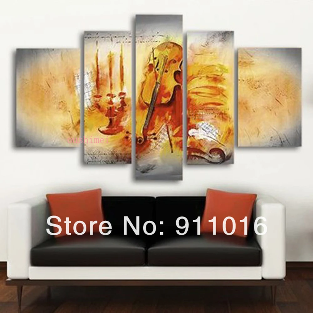 Hand-painted Artwork Dance Bamboo Beauty High Q. Wall Decor Landscape Oil Painting On Canvas 5pcs/set Musical Instruments Art
Hand-painted Artwork Dance Bamboo Beauty High Q. Wall Decor Landscape Oil Painting On Canvas 5pcs/set Musical Instruments Art